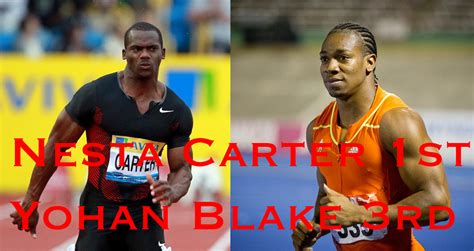 The sprints star competes in 60m, 100m, and 200m. Watch Yohan Blake, Nesta Carter 200m #JAAAQualifyingSeries ...