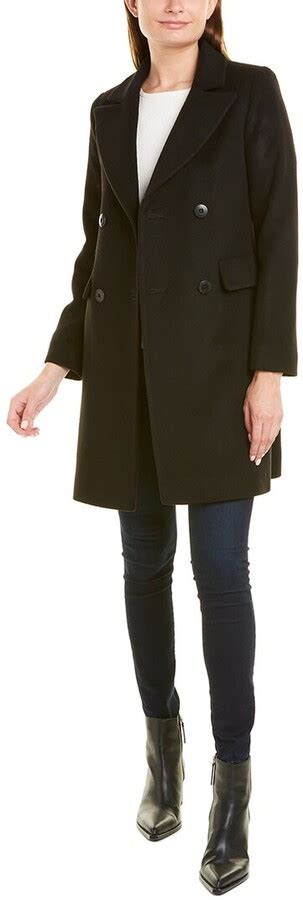 Fleurette Double Breasted Wool Coat Shopstyle