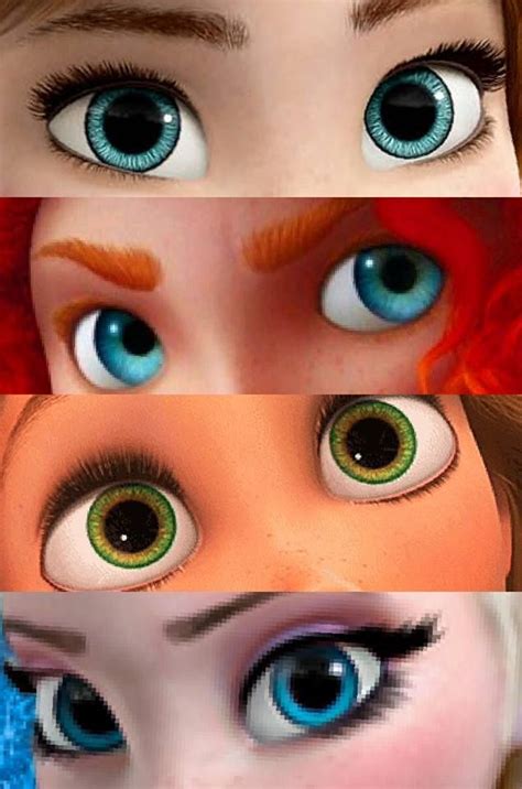Anna Merida Rapunzel And Elsa Disney Magic Disney Art Disney