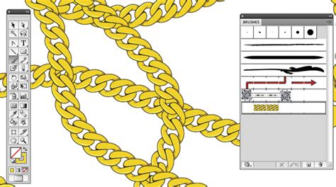 Buy fancy or classic style gold chain etc. Gold: Gold Chain Illustrator Brush