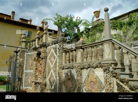 Gardens Of The Villa Gamberaia At Settignano Florence Tuscany Italy