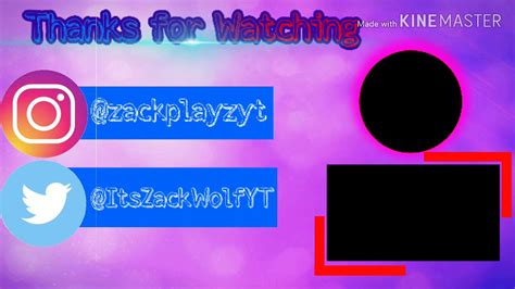 I Made My Own Outro Youtube