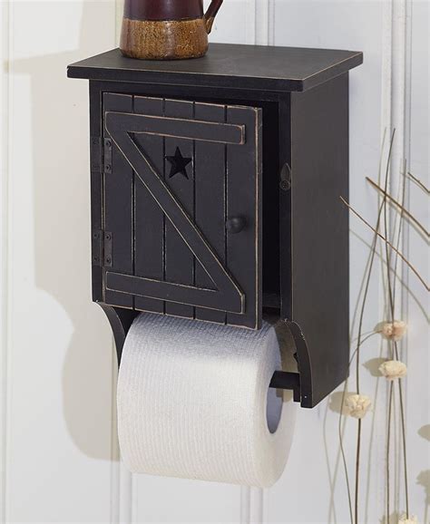 You can also use existing bathroom features. WHITE Country Outhouse Wall Mount Toilet Paper Holder ...