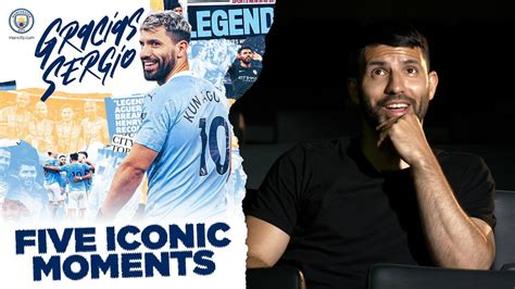 Aguero S 5 Iconic Man City Moments Sergio Aguero S Final Manchester City Interview Youtube