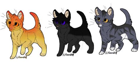Warrior Cats Kits From Thunderclan By Acazialioness94 On Deviantart