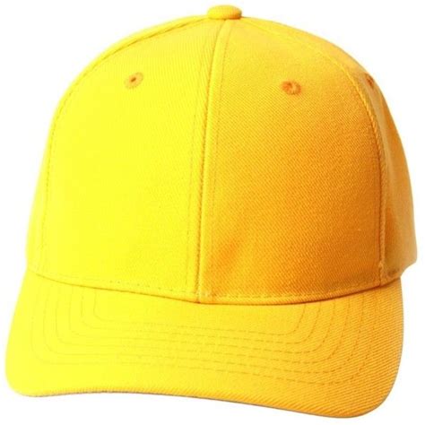 Plain Yellow Adjustable Hat Adjustable Hat Hats Hats For Men