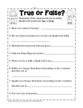 We have worksheets for holidays, seasons, animals and lots of check out all of our free printable worksheets! True or False | Science teaching resources, True, Teaching ...