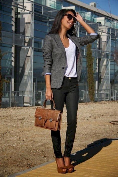 business attire dress businessattire in 2020 blazer outfits for women fashionable work