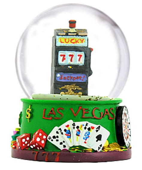 Fun Las Vegas Snow Globe Souvenir 35 Inch