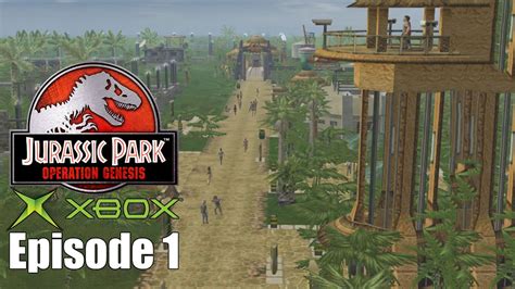 Xbox Jurassic Park Operation Genesis Lets Play Ep 1 Youtube