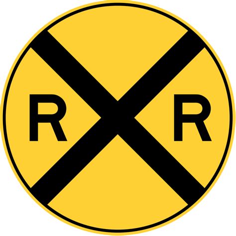 W10 1 Highway Rail Grade Crossing Advance Warning Signs And Safety Devices
