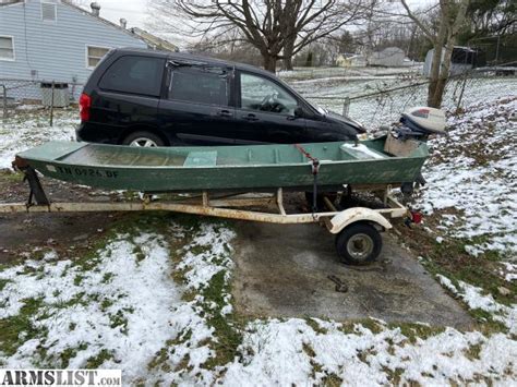 Armslist For Trade 12 Foot Jon Boat With Trailer And Motor