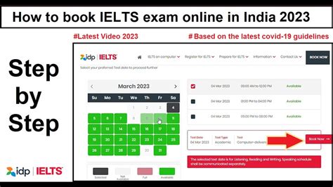 How To Book Ielts Exam Online In India Ielts Idp Registration Step