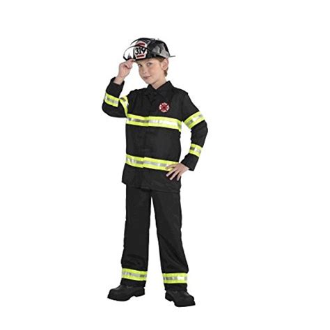 Amscan Reflective Firefighter Halloween Costume For Boys Small With