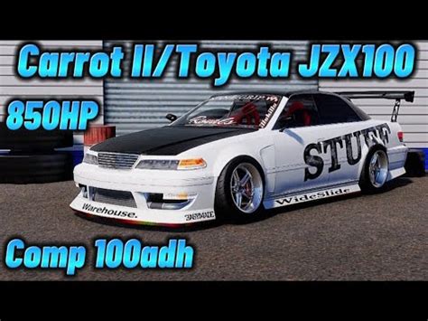 Carrot II Toyota JZX100 100adh Comp Tune CarX Drift Racing Carx Drift