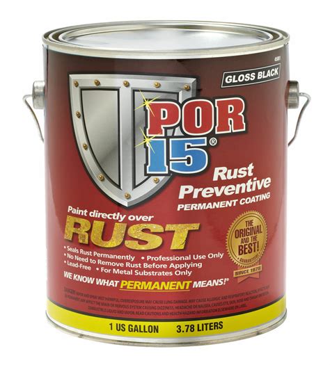 45001 Rust Preventative Coating Gloss Black 1 Gallon Protection