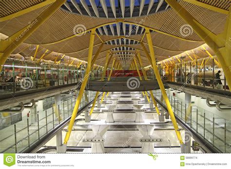 Barajas Airport Madrid Editorial Stock Image Image Of