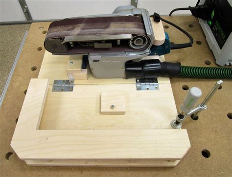 Belt Sander Stand Plus More Stands Linked In The Chat Watch The Videos Woodworking Jigsaw