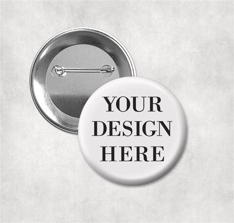 Custom Button Pins Or Design Your Own Etsy Espa A