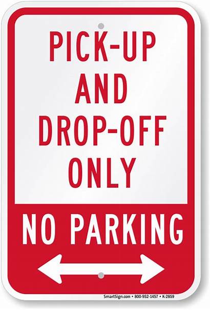 Drop Parking Pick Sign Signs 2859 Arrow