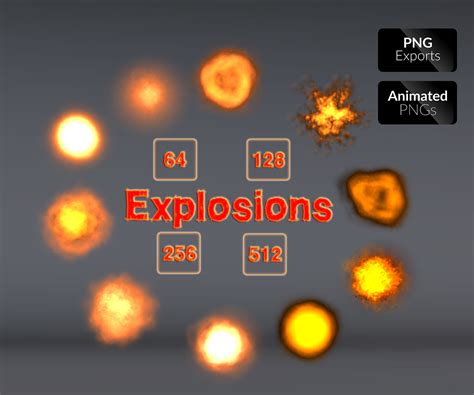 Explosions Game Art Partners
