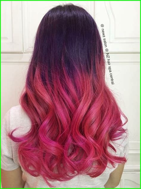 Pink Ombre Hair 8189 Opals Purple Dip Dye Fade Pink Balayage Ombre Hair