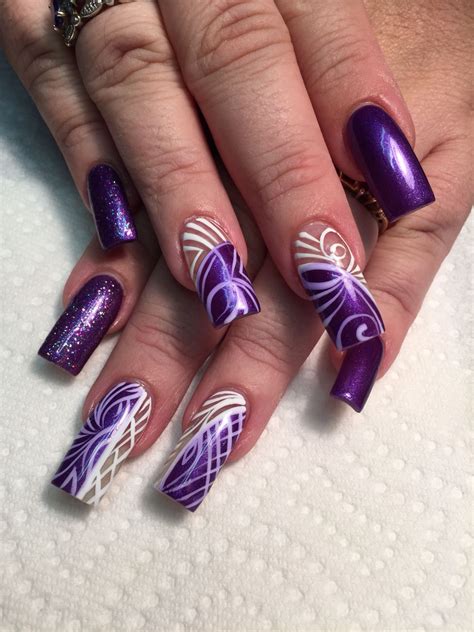 purple madness purple nail art purple nail designs acrylic nail designs nail art designs
