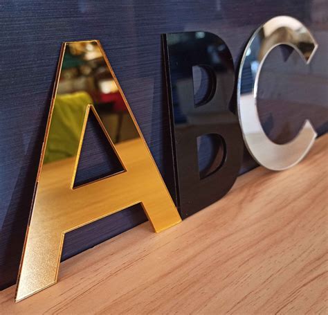 Customized Laser Cut Acrylic Letters1inches To 12inches Height