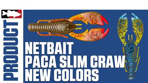 Netbait Netbait Paca Slim Craw New Colors With Scott Canterbury
