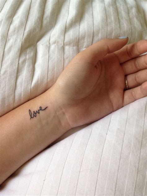 Meaningful Word Wrist Tattoo Wrist Tattoos Words Wrist Tattoos For