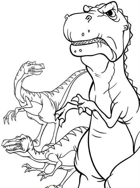 Land Before Time Furious Dinosaurus Coloring Page | Malebøger