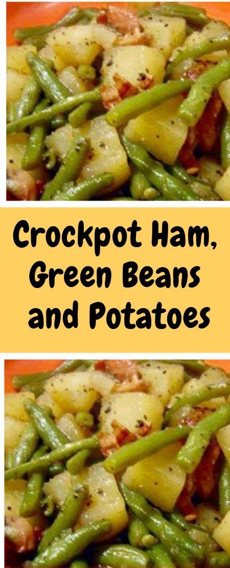 In this case, carve through to the center from any point on the if the spiral sliced ham will not be used immediately after cutting, store the ham in the freezer so as to maintain its quality. Crockpot Ham, Green Beans and Potatoes | Chicken crockpot ...