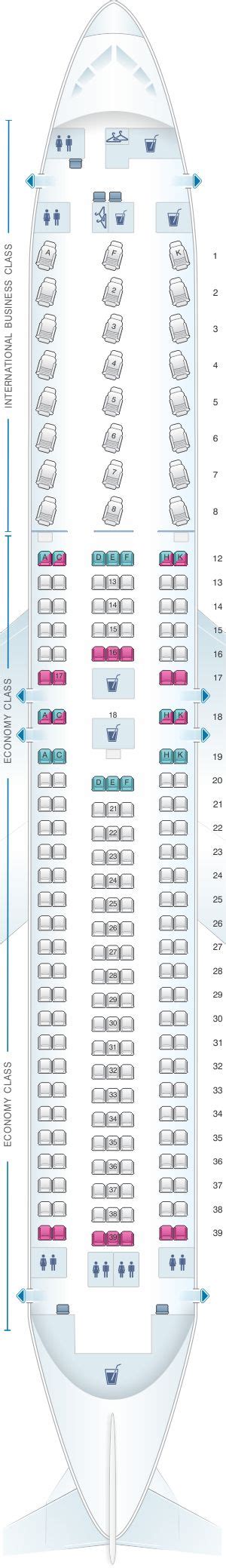 Seat Map Air Canada Boeing B767 300ER 763 Boeing Airlines Seating