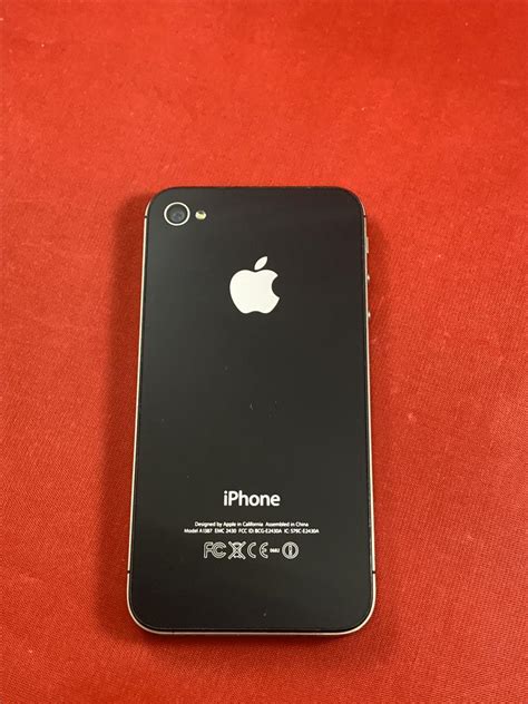 Apple Iphone 4s Unlocked A1387 Black 16 Gb Lrts57219 Swappa