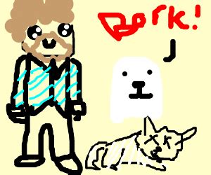 The dog, which was then 13 months old, bit an elderly woman twice, causing what judge david farrell qc described as very nasty injuries. I'm happy Gabe the dog died. - Drawception