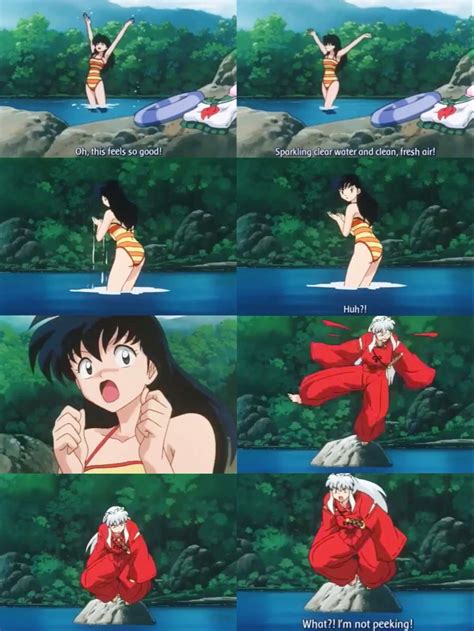 She Even Brought A Swimsuit Enjoying Feudal Era To The Fullest Inuyasha And Sesshomaru