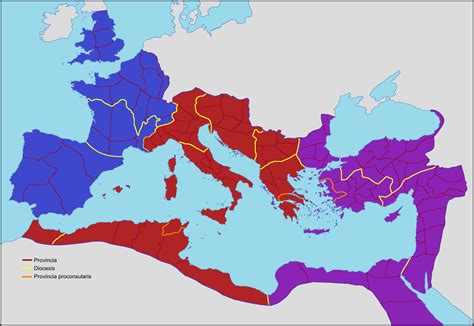 Different Diocletian Partition Of The Roman Empire