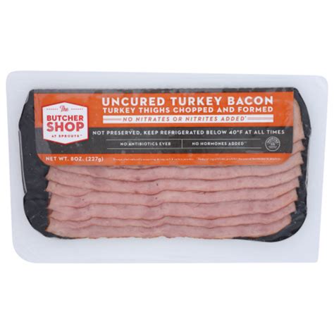 The Butcher Shop Uncured Turkey Bacon 8 Oz Instacart