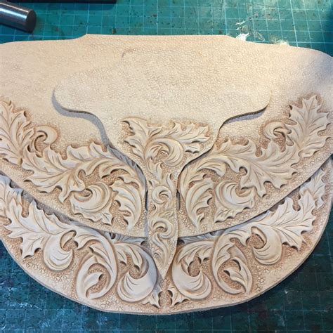 New Handmade Leather Clutch In Victorian Scroll Work Style Is Coming