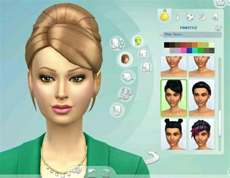 From The Sims 4 Create A Sim Cas Screen Demo Hair Styles The