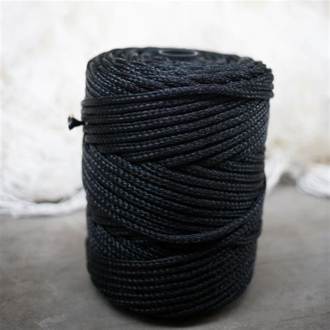 4mm Black Braided Polyethylene Twine 2kg Buy Rope