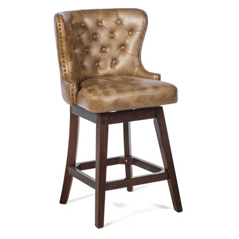 Hillsdale montello backless swivel counter stool. Belham Living Winston Tufted Swivel Counter Stool | Swivel ...