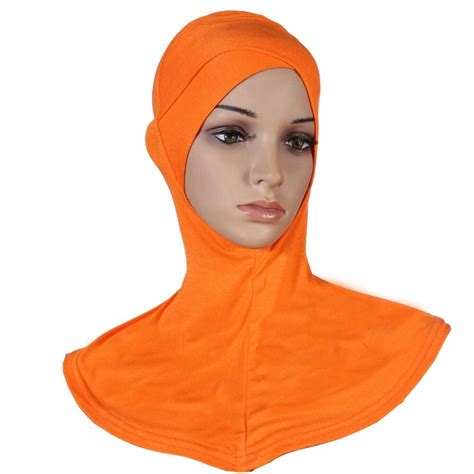 Free Shipping Women Muslim Headwear Cotton Cross Scarf Hijabs