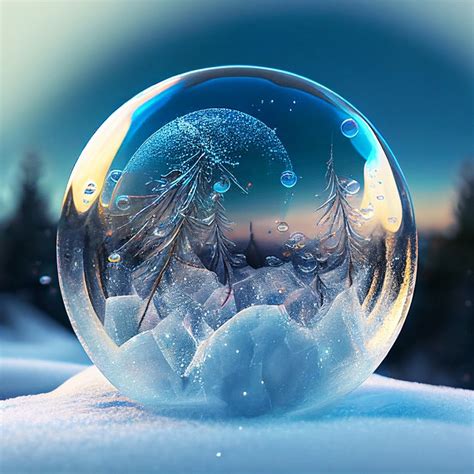 Frozen Bubble Winter Free Photo On Pixabay