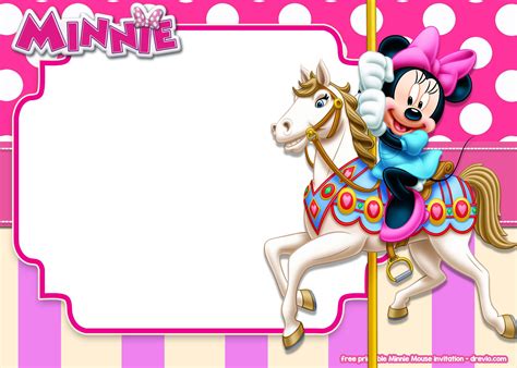 14 Free Printable Minnie Mouse All Ages Invitation Templates