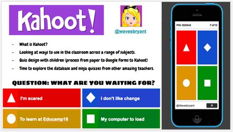 Waveney's Teaching Brainwaves: Kahoot - Quizzes that Motivate!