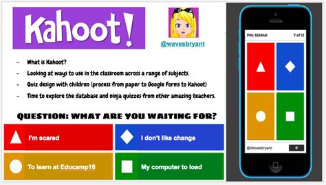 We would like to show you a description here but the site won't allow us. Waveney's Teaching Brainwaves: Kahoot - Quizzes that Motivate!