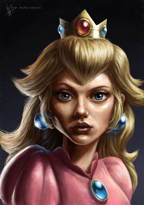 Super Mario Character Portraits Created By Nuño