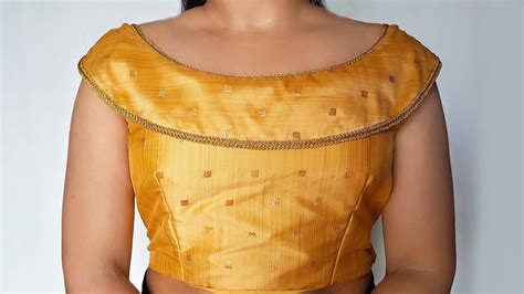 It is a very beautiful combination of yellow and pink. Model Blouse Gala Design Cutting and Stitching tutorial ...