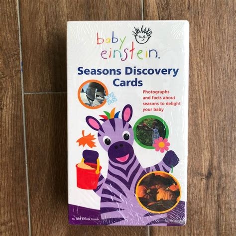 Baby Einstein Seasons Discovery Flash Cards Hobbies And Toys Books